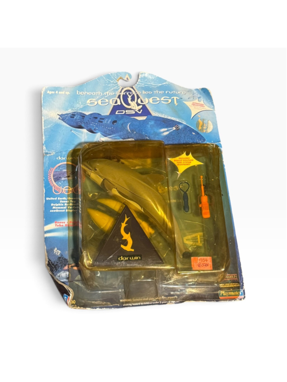 Vintage 1994 Playmates SeaQuest DSV Darwin The Dolphin Action Figure